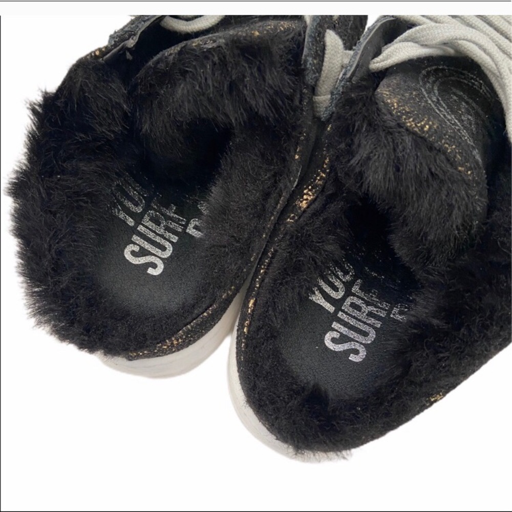 p448 Clara Faux Fur Lined platform slide sneakers - Picture 12 of 12